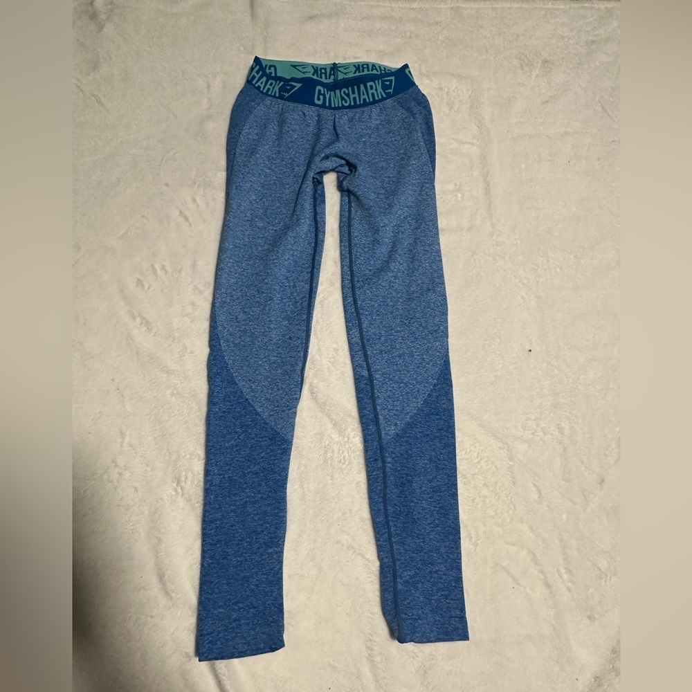Gymshark Flex leggings blue/teal pattern